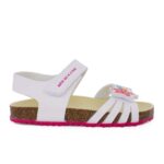 Agatha Ruiz De La Prada 262977-A050 Πέδιλο για κορίτσι δερμάτινο Λευκό