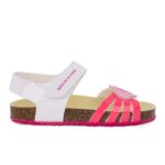 Agatha Ruiz De La Prada 262976-B304 Πέδιλο για κορίτσι δερμάτινο Φούξ-Λευκό