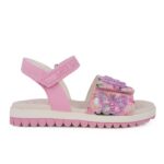 Lelli Kelly LKCD5501-RO02 SERENA Πέδιλο για κορίτσι σε δέρμα και ύφασμα Πολύχρωμο-Ροζ