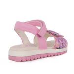 Lelli Kelly LKCD5501-RO02 SERENA Πέδιλο για κορίτσι σε δέρμα και ύφασμα Πολύχρωμο-Ροζ - Image 3