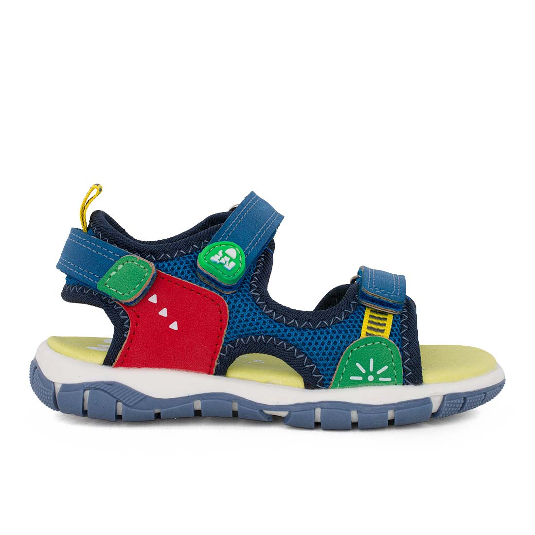 IMG_9392-1 Garvalin 262717-A371 Πέδιλο για αγόρι σε συνθετικό δέρμα και ύφασμα Jeans Μπλέ - Image 1