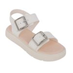 Geox J SANDAL KODETTE H J45DBH 000BC C1000 Πέδιλο για κορίτσι δερμάτινο Λευκό - Image 2