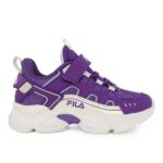 Fila MEMORY SPINEL 3V 3YF33002-888 Αθλητικό για κορίτσι σε συνθετικό δέρμα και ύφασμα Λευκό-Μωβ