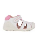 Biomecanics 262105-C050 Παπουτσοπέδιλο για κορίτσι δερμάτινο Λευκό