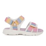 ZIG-ZAG Z232276-8881 Αθλητικό πέδιλο για κορίτσι σε συνθετικό υλικό Λευκό-Πολύχρωμο
